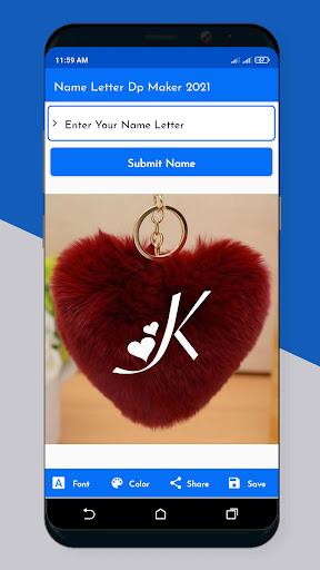 Name Letter DP Maker - Image screenshot of android app