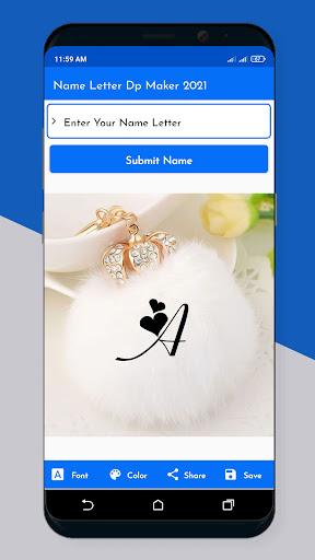 Name Letter DP Maker - Image screenshot of android app
