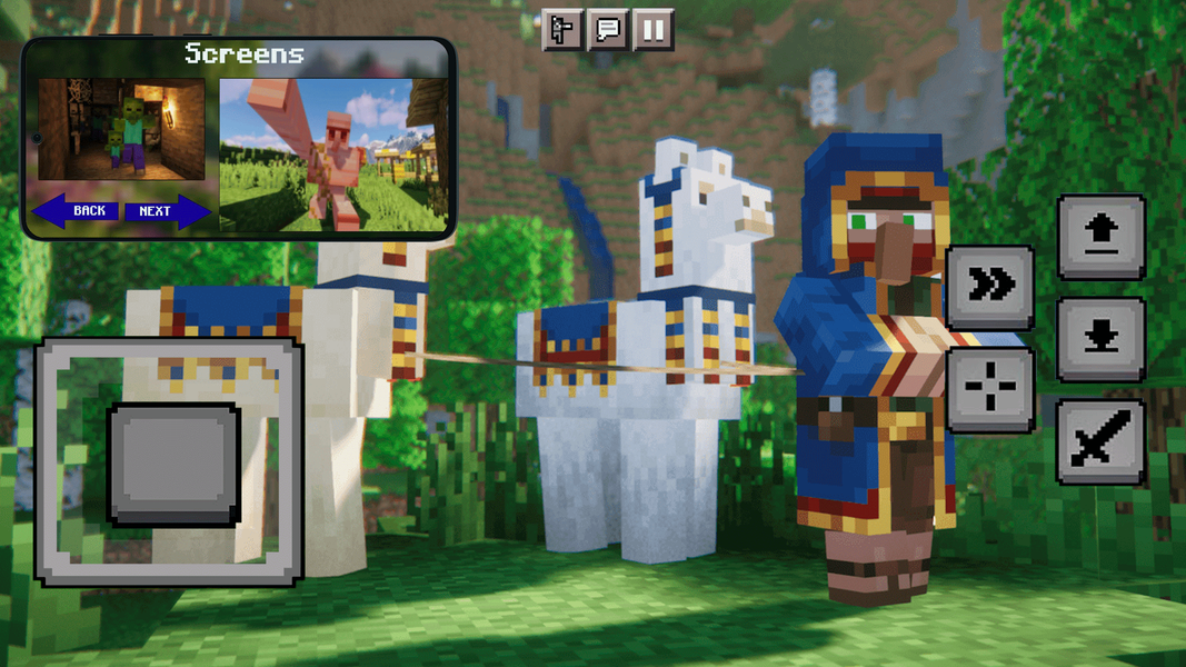 Mob Animations Addon Minecraft - Image screenshot of android app