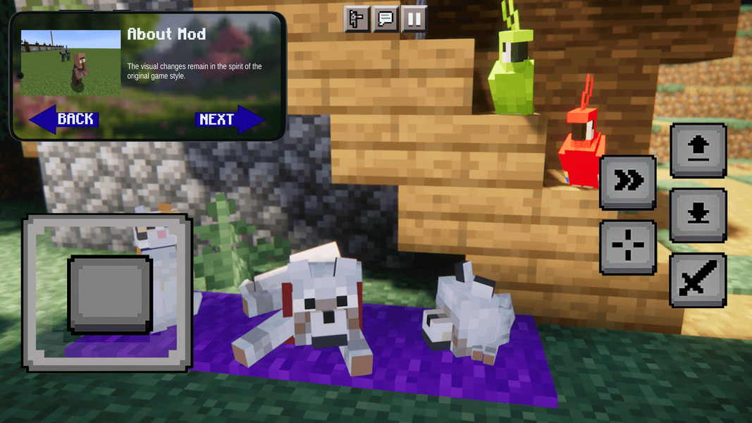 Mob Animations Addon Minecraft - Image screenshot of android app
