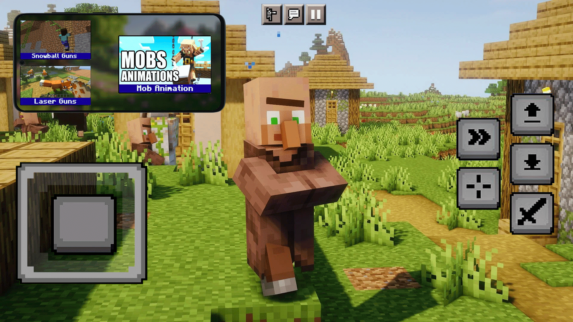 دانلود برنامه Mob Animations Addon Minecraft اندروید | بازار