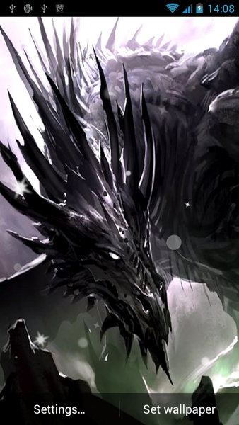 Dragon Live Wallpaper - Image screenshot of android app