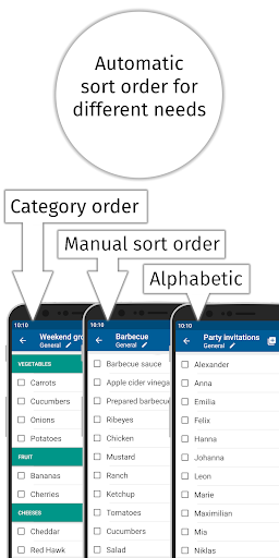 Shopping list — Lister - عکس برنامه موبایلی اندروید