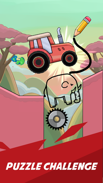 Draw Bridge: Save Car Puzzle - عکس بازی موبایلی اندروید