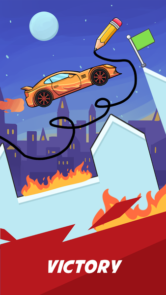 Draw Bridge: Save Car Puzzle - عکس بازی موبایلی اندروید