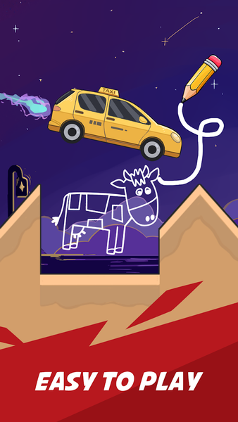 Draw Bridge: Save Car Puzzle - عکس بازی موبایلی اندروید