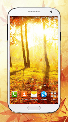 Autumn Live Wallpaper HD - Image screenshot of android app