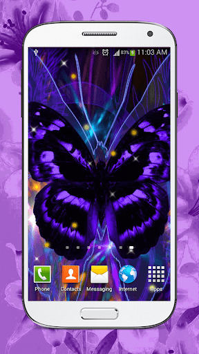 Butterfly Live Wallpaper HD - Image screenshot of android app
