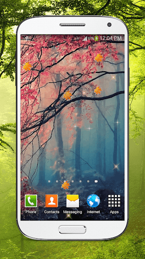 Forest Live Wallpaper HD - Image screenshot of android app