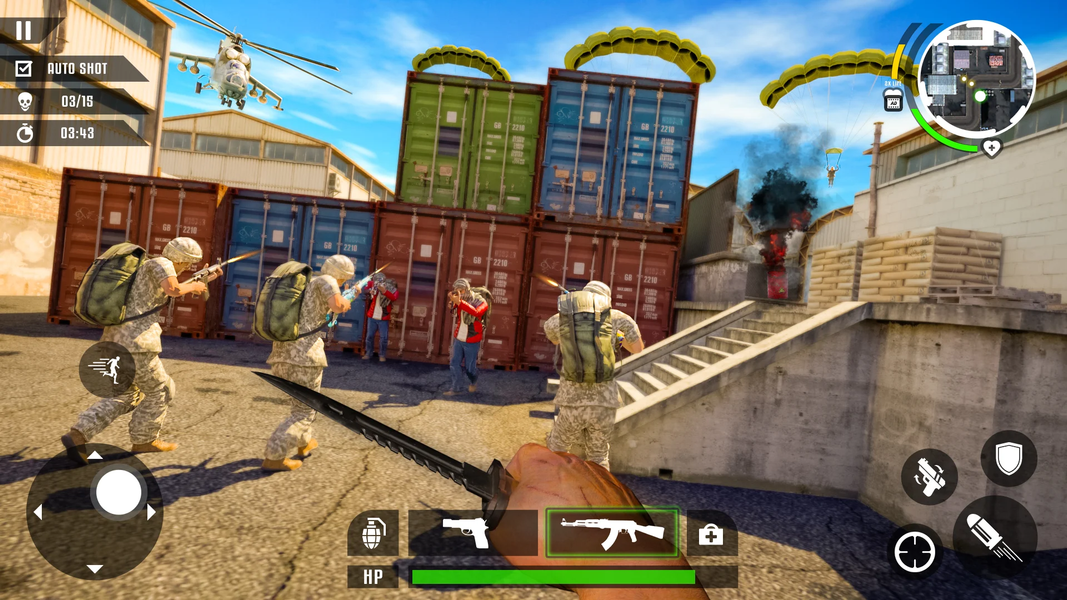 Real Gun Shooting Fps Strike - Gameplay image of android game