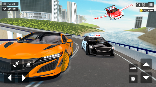Play Real Sports Flying Car 3d  Free Online Games. KidzSearch.com