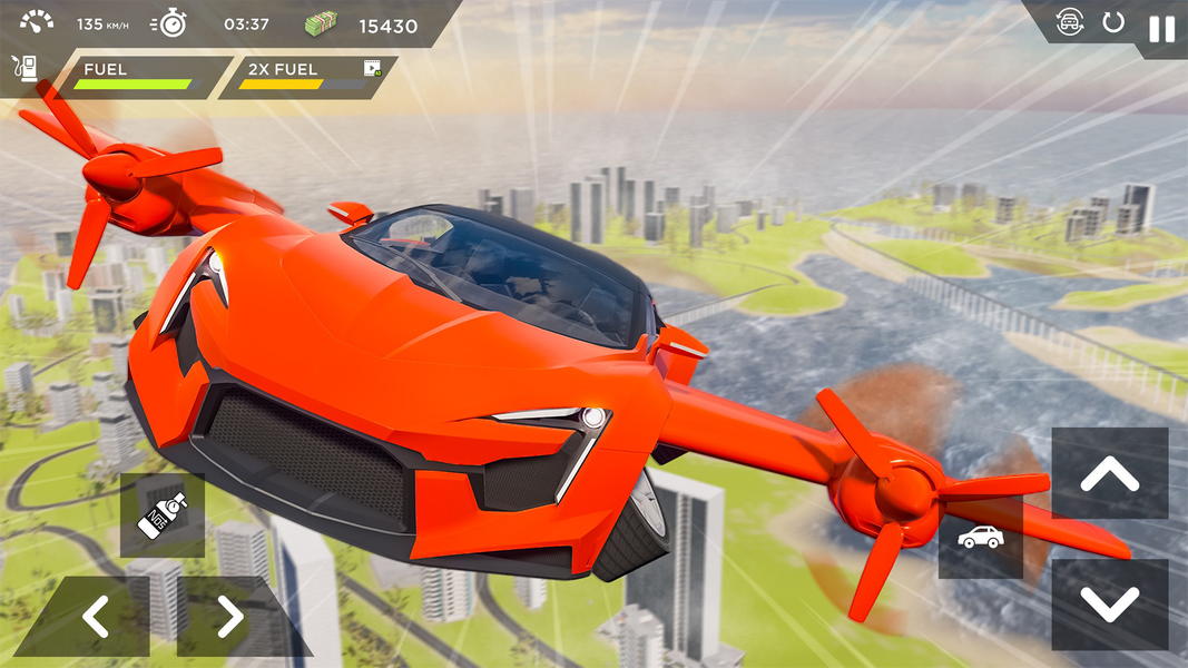 Real Sports Flying Car ۳d - عکس بازی موبایلی اندروید