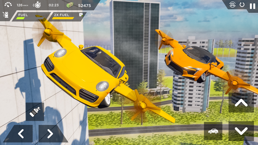 Real Sports Flying Car ۳d - عکس بازی موبایلی اندروید