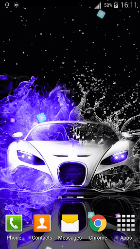 Neon Cars Live Wallpaper HD - عکس برنامه موبایلی اندروید