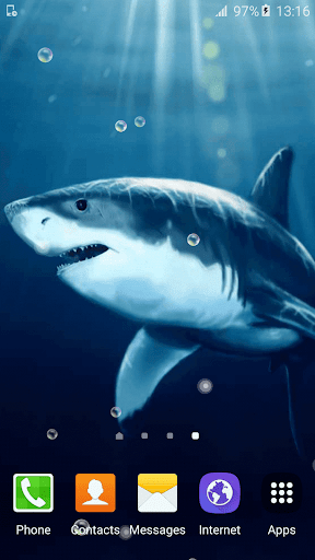 Shark Live Wallpaper - عکس برنامه موبایلی اندروید