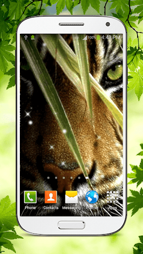 Tiger Live Wallpaper HD - Image screenshot of android app