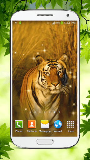 Tiger Live Wallpaper HD - Image screenshot of android app