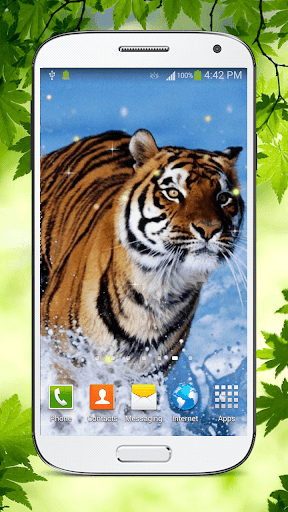 Tiger Live Wallpaper HD - عکس برنامه موبایلی اندروید