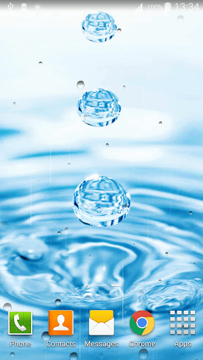 Splash Up your screen with Amazing Water drops live wallpaper
