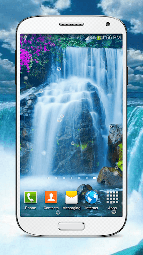 Waterfall Live Wallpaper HD - Image screenshot of android app