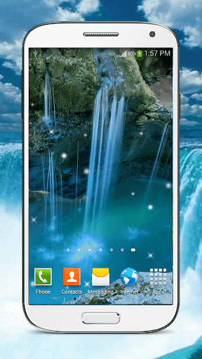 Waterfall Live Wallpaper HD - Image screenshot of android app