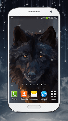 Wolf Live Wallpaper HD - عکس برنامه موبایلی اندروید