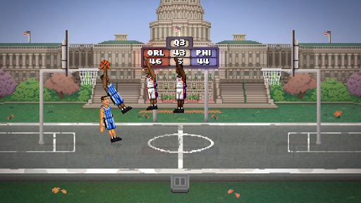 Bouncy Basketball - Gameplay image of android game