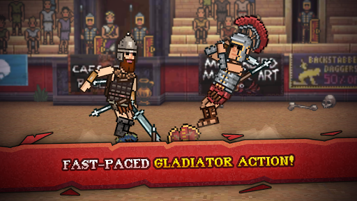Gladihoppers - Gladiator Fight - Gameplay image of android game