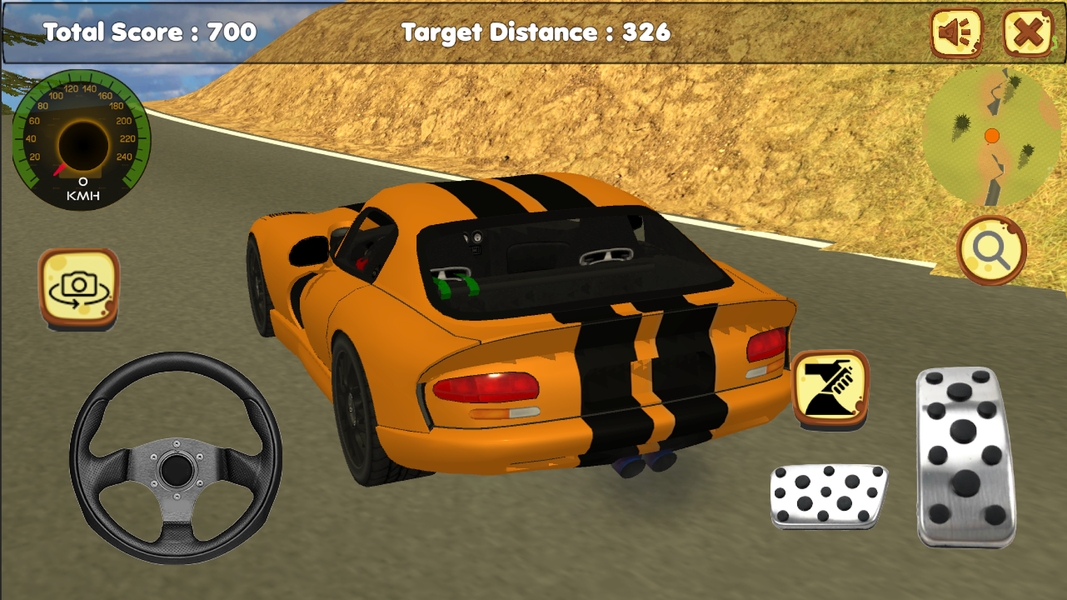 Hyper Car Drift Simulator - Gameplay image of android game