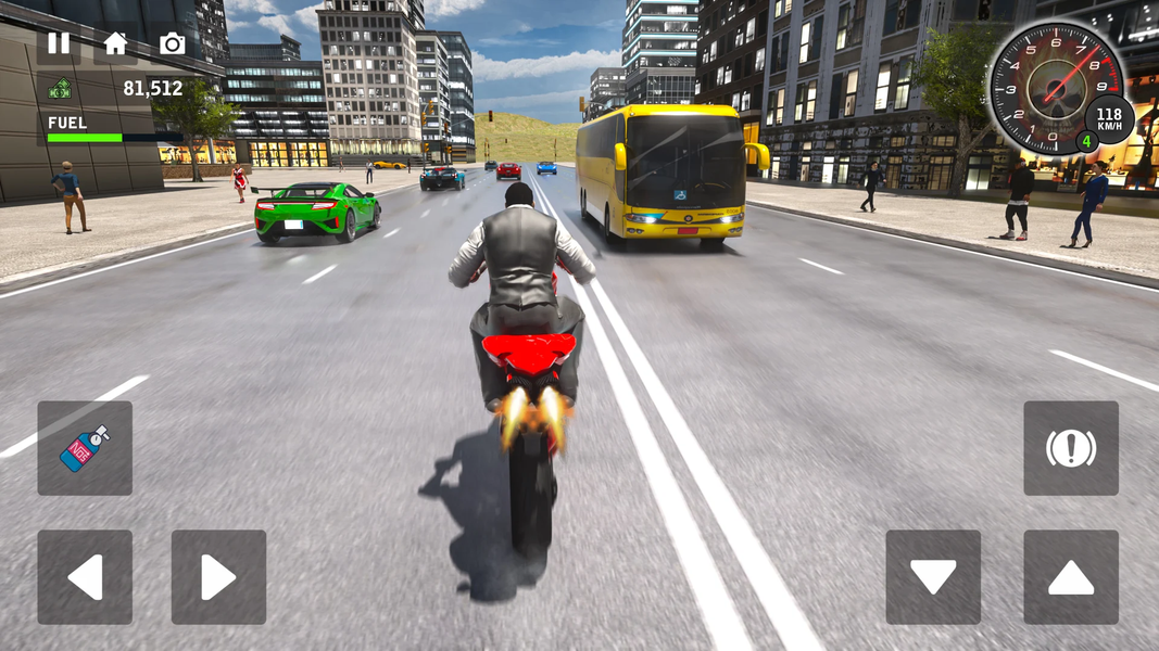 Bike Stunt Driving Simulator - Gameplay image of android game