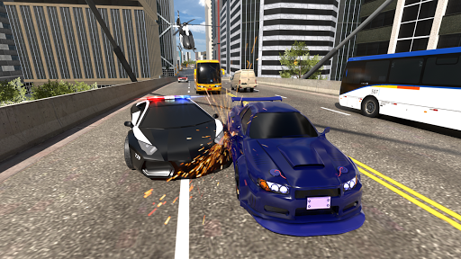 Cop Driver Police Simulator 3D - Gameplay image of android game