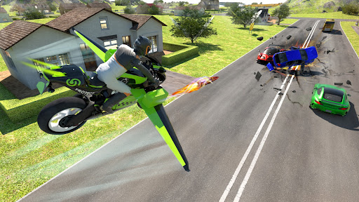FLYING MOTORBIKE DRIVING SIMULATOR jogo online gratuito em