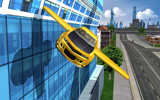 Flying Car Games Car Simulator - Gameplay image of android game