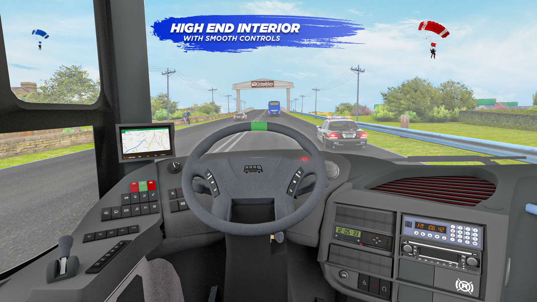 Jail Prison Van Police Game - Gameplay image of android game