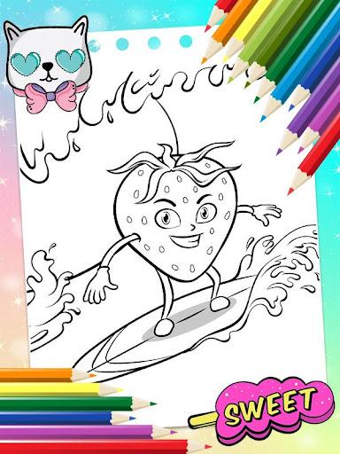 Fruits Coloring Book - عکس برنامه موبایلی اندروید