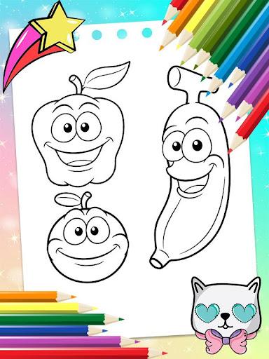 Fruits Coloring Book - عکس برنامه موبایلی اندروید