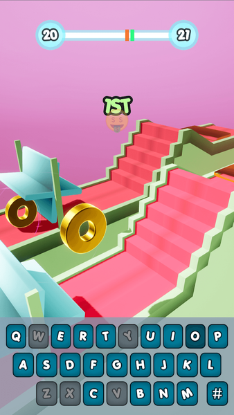 Letter Runner ۳D alphabet lore - عکس بازی موبایلی اندروید