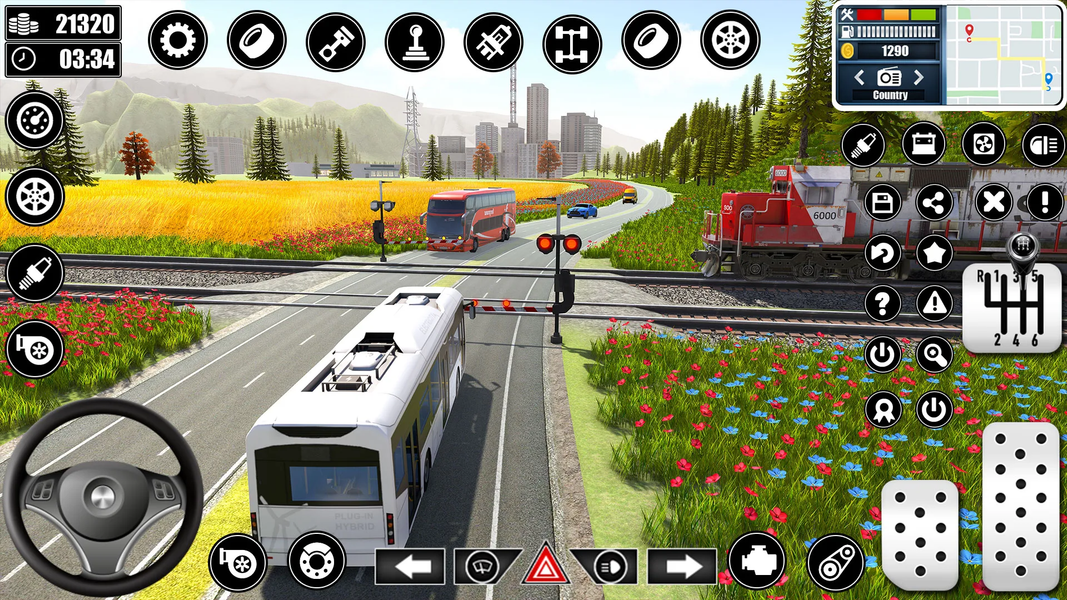 Coach Bus Driving Simulator - Gameplay image of android game