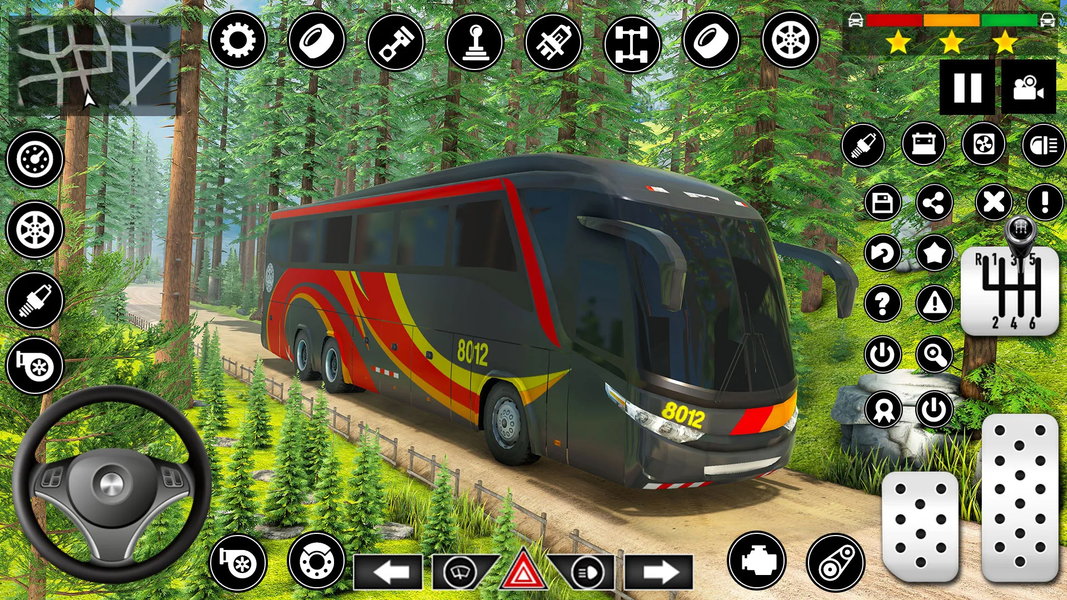 Coach Bus Driving Simulator - Gameplay image of android game