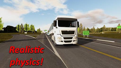 Heavy Truck Simulator - Gameplay image of android game