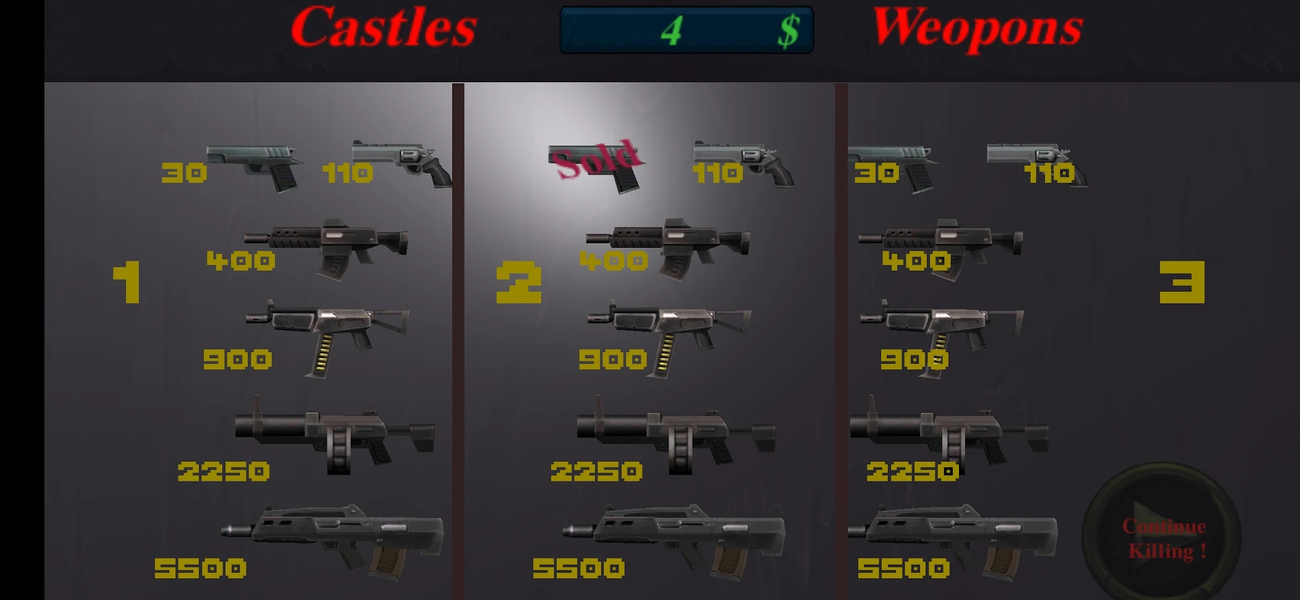 Castle Zombie Shooter - عکس بازی موبایلی اندروید