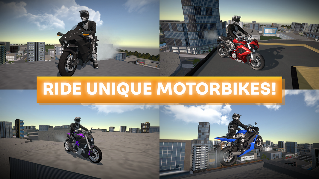 Motorcycle Sim: Multi - Gameplay image of android game