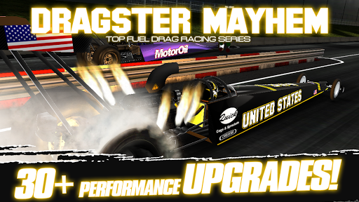 Dragster Mayhem Top Fuel - Gameplay image of android game