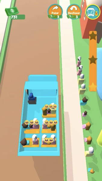 Fill the Bus - Gameplay image of android game
