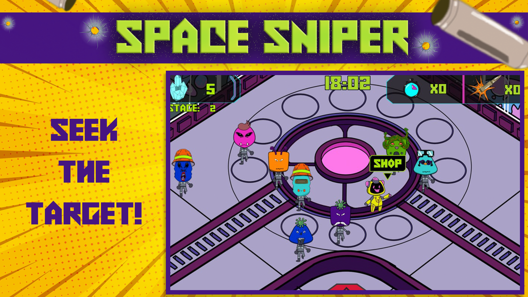 Space Sniper - Gameplay image of android game