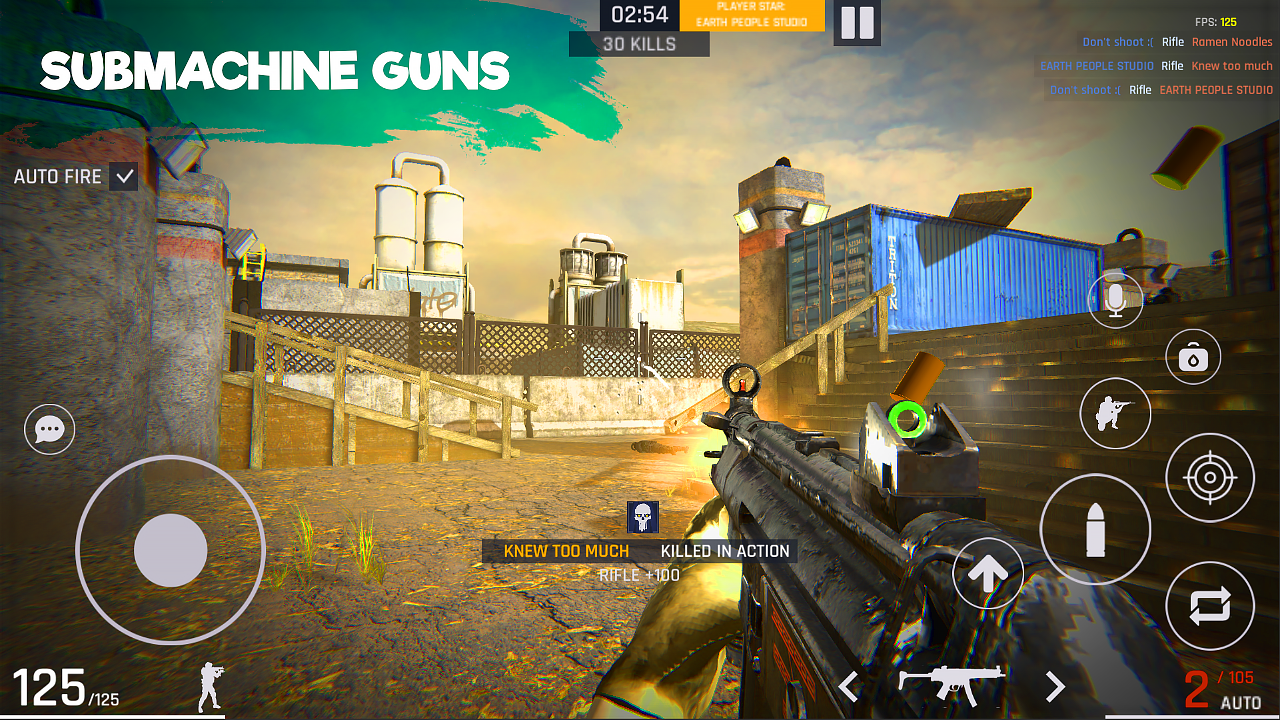 2 player shooting games android