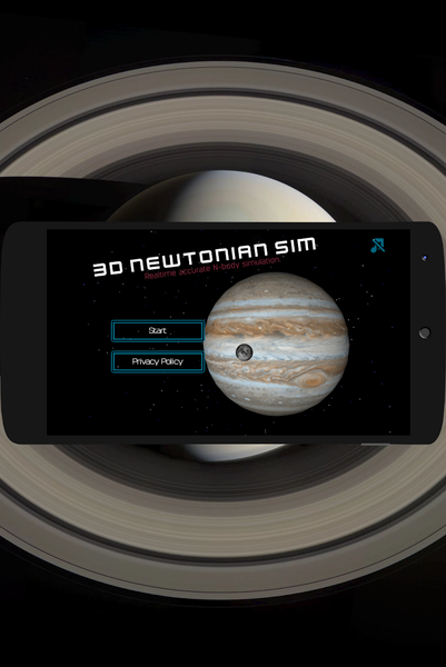 Solar System Newtonian Sim 3D - Image screenshot of android app