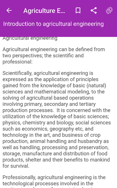 Learn Agricultural Engineering - Image screenshot of android app
