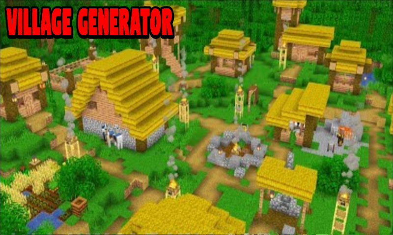 Village Generator for Minecraf - عکس بازی موبایلی اندروید