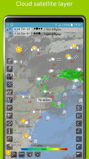 Doppler storm radar - eMap HDF - عکس برنامه موبایلی اندروید